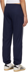 Sporty & Rich Navy Heritage Yankees Serif 90S Elio Lounge Pants