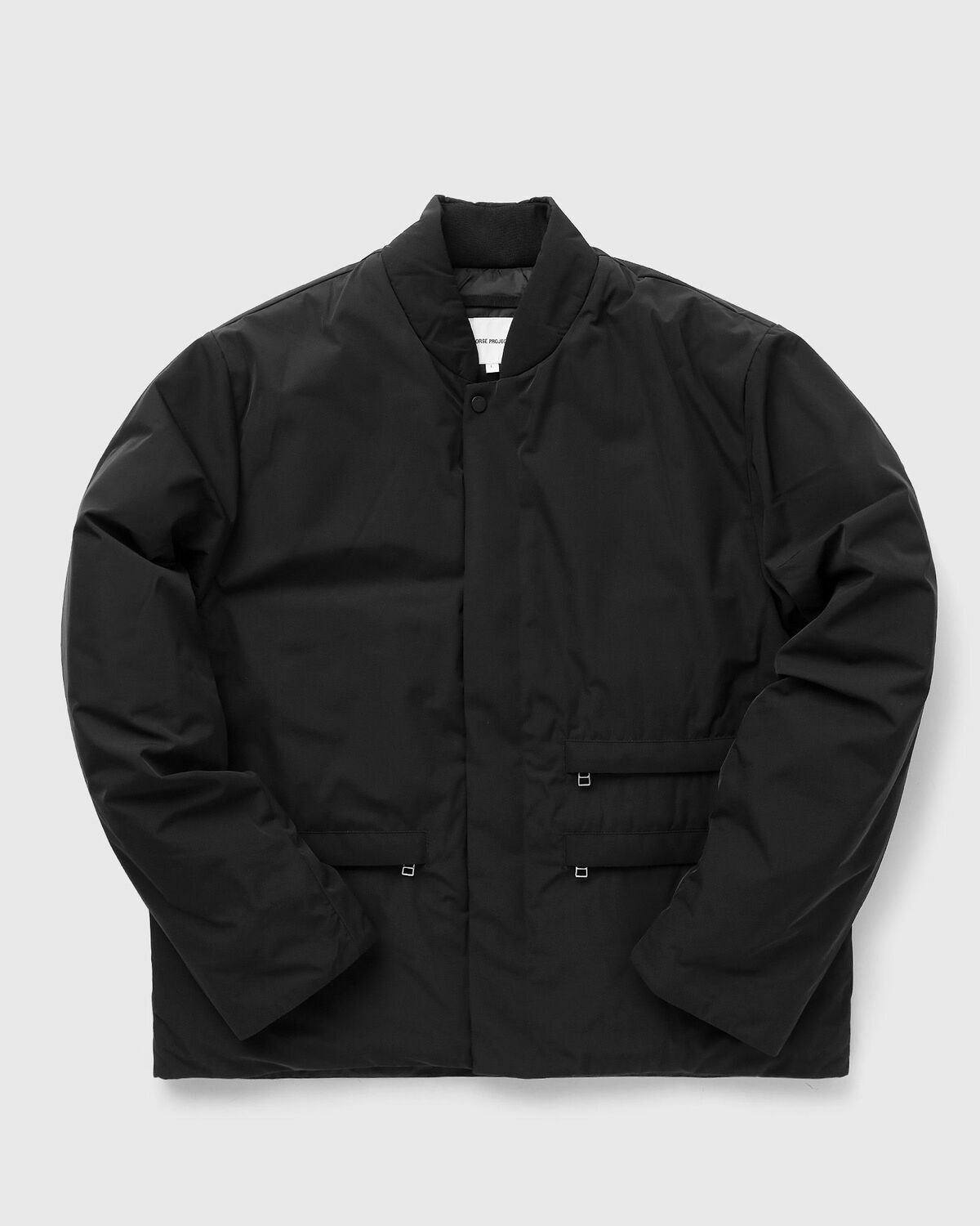 Norse Projects Ryan Military Nylon Insulated Bomber Jacket Black - Mens ...