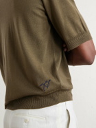 John Smedley - Bill Nighy Merino Wool T-Shirt - Green