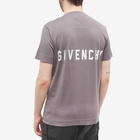 Givenchy Men's 4G Front & Back Logo T-Shirt in Quartz Grey