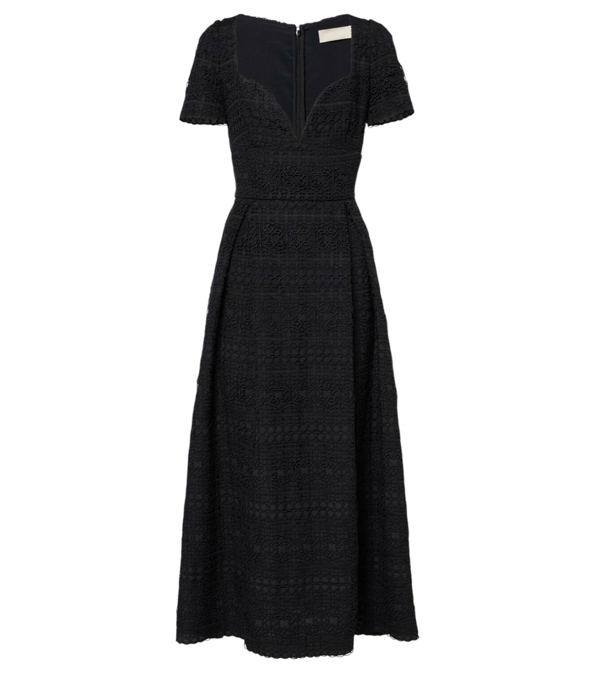 【関税込み】Elie Saab Gabardine midi dress Embroidered Gabardine Midi Dress – ELIE SAAB