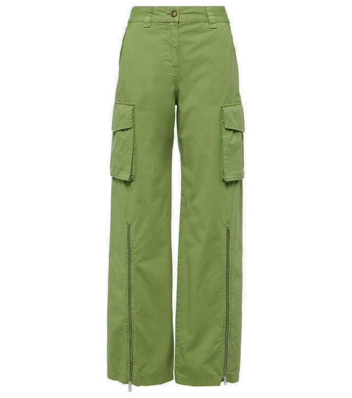 Photo: Stella McCartney Mid-rise cotton canvas cargo pants