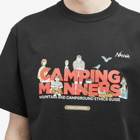 Nanga Men's Eco Hybrid Camping Manners T-Shirt in Black