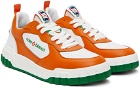 Casablanca Orange & White 'The Court' Sneakers