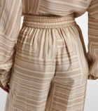 Joseph Dijon printed silk shorts