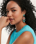 Brooks Brothers Women's Chandelier Earrings | Gold