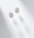 Yeprem Y-Not 18kt white gold earrings with diamonds