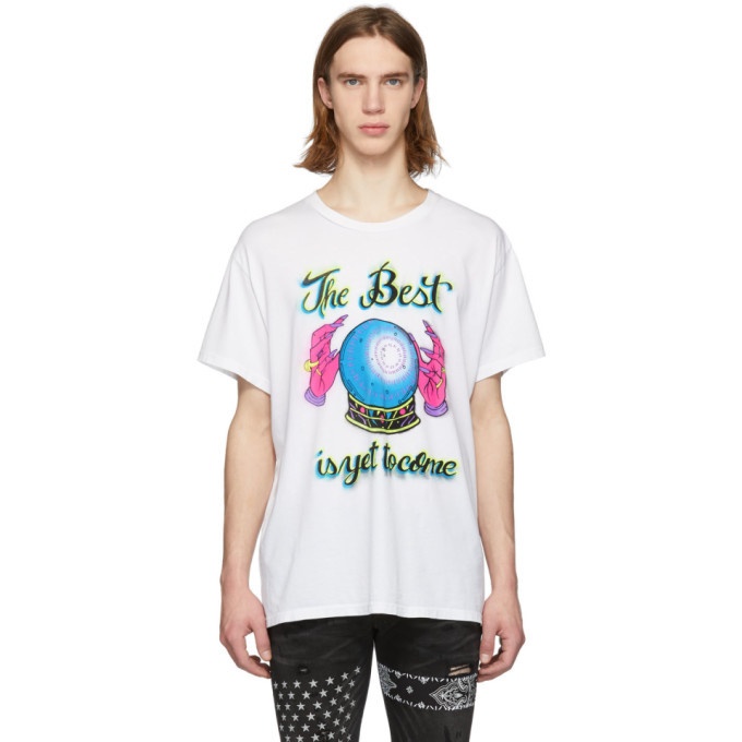 Photo: Amiri White The Best Is Yet To Come Crystal Ball T-Shirt
