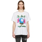 Amiri White The Best Is Yet To Come Crystal Ball T-Shirt