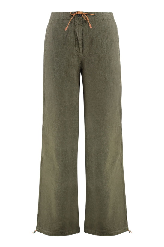 Photo: 120% Lino Linen Wide Leg Trousers