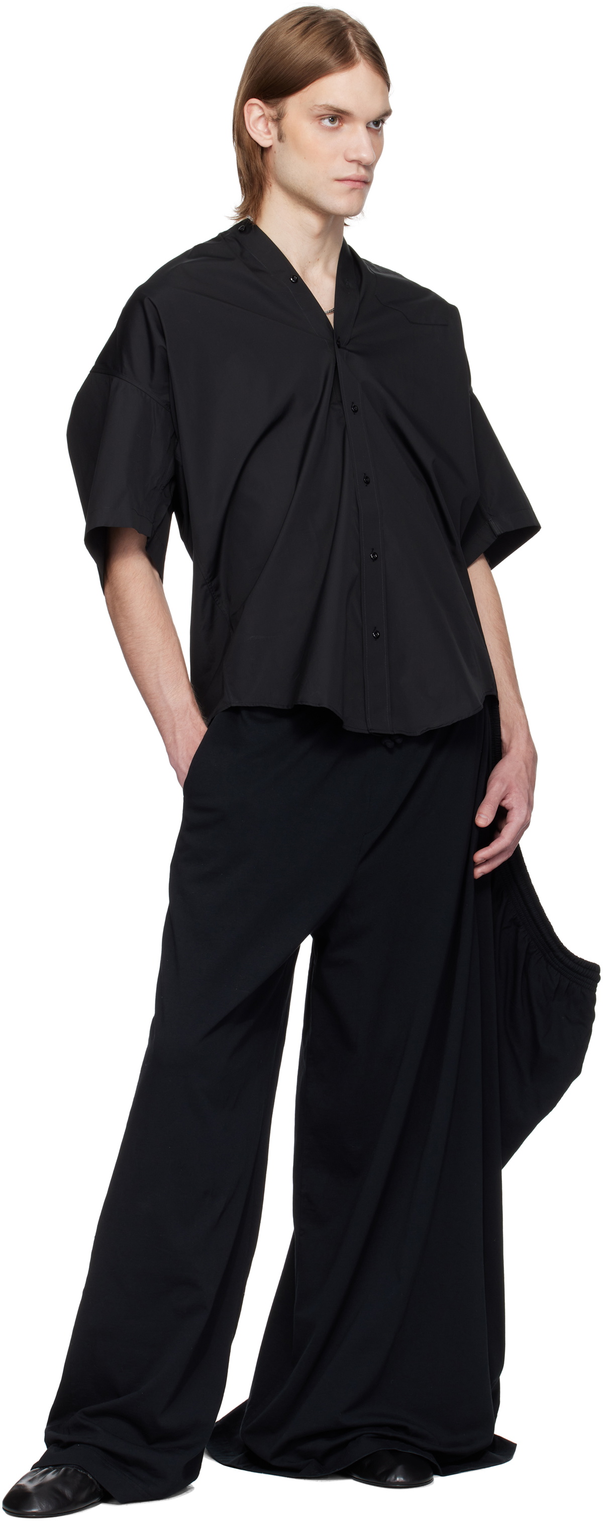 ALAINPAUL Black Bascula Shirt
