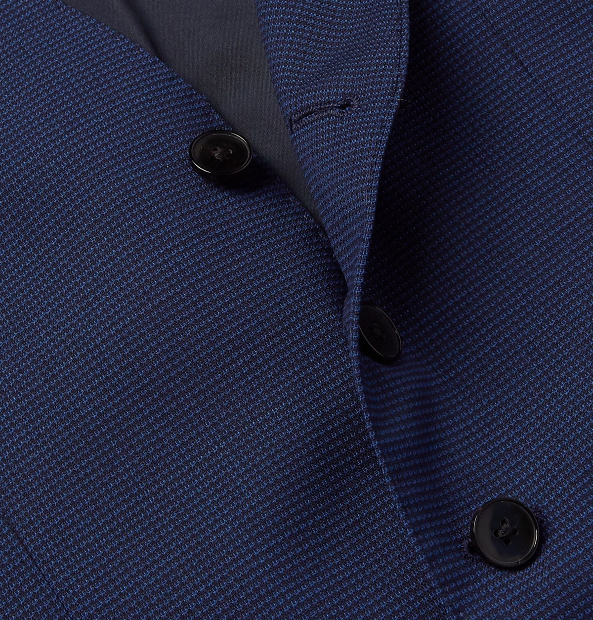Om hul hvordan Hugo Boss - Slim-Fit Micro-Checked Wool Waistcoat - Blue Hugo Boss