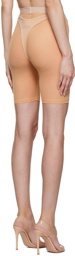 GCDS Beige Sylvia Combo Sport Shorts