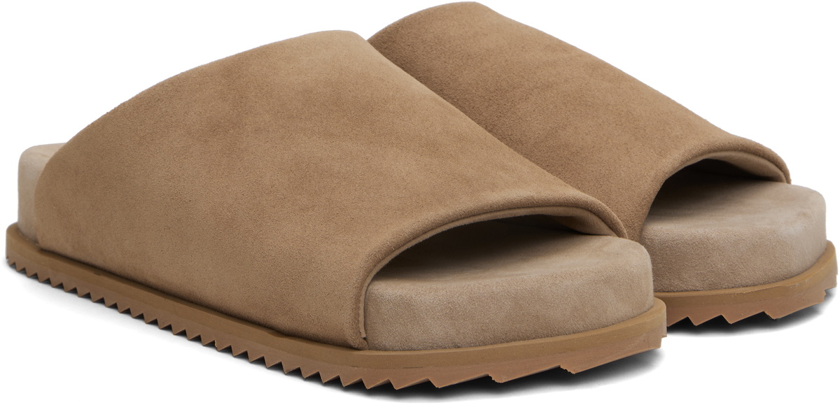 YUME YUME BEIGE エコレザー FINN SIDER サンダル YUME YUME Beige Finn Slider Sandals Yume Yume