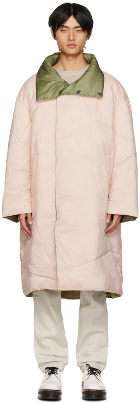 Photo: A. A. Spectrum Pink Blanks Reversible Coat