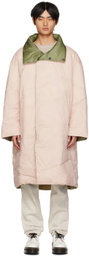 A. A. Spectrum Pink Blanks Reversible Coat