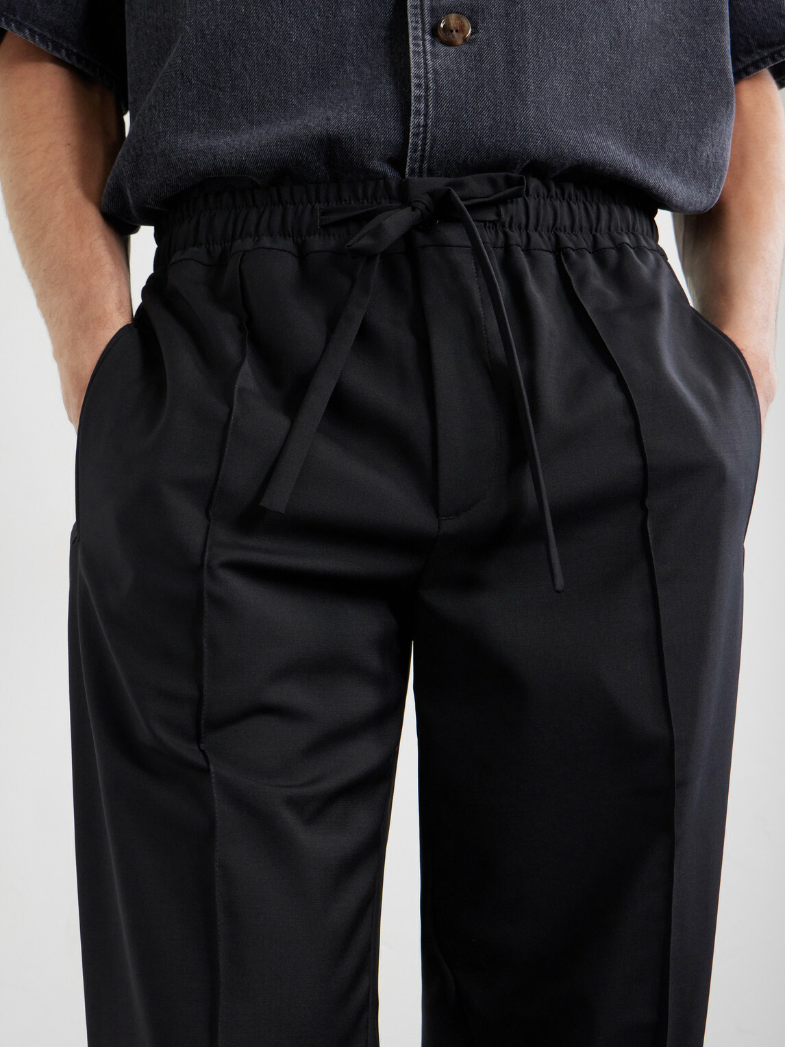 Valentino Garavani - Straight-Leg Wool and Cashmere-Blend Trousers - Black
