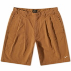 Nike Men's Life Pleated Chino Short in Ale Brown/White