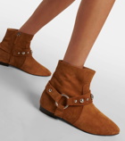 Isabel Marant Siago embellished suede ankle boots
