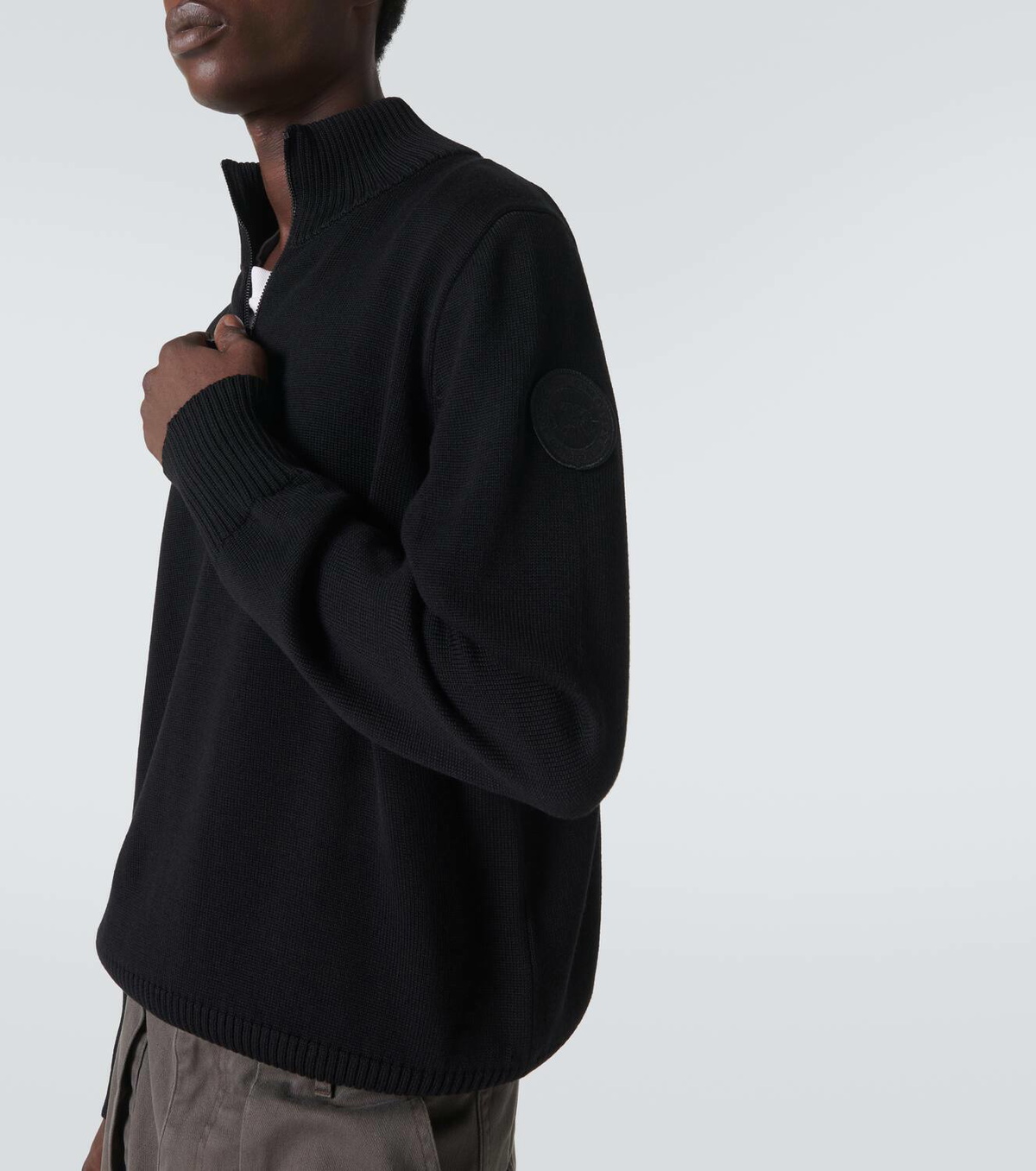 Canada Goose Rosseau wool half-zip sweater