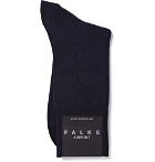 Falke - Airport Wool and Cotton-Blend Socks - Navy