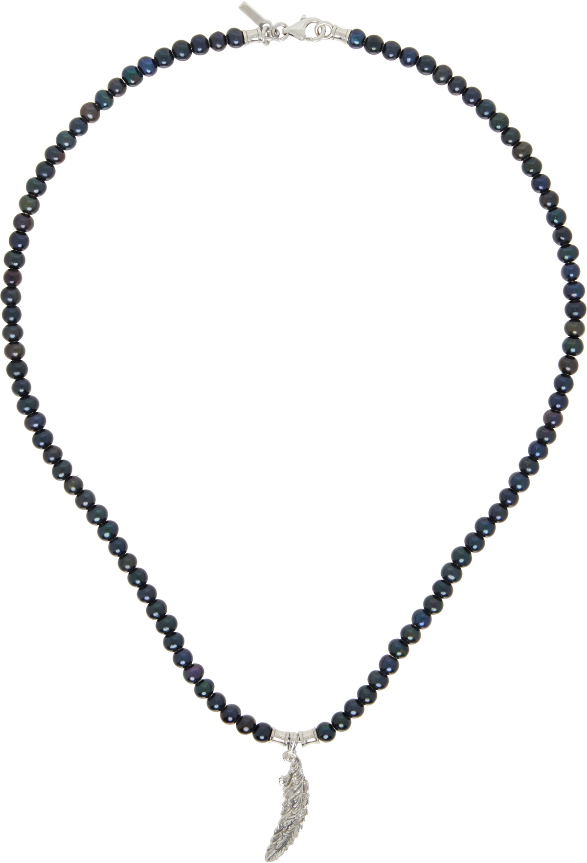 Emanuele Bicocchi Silver Cross & Wing Necklace Emanuele Bicocchi Emanuele Bicocchi Silver Cross & Wing Necklace Emanuele Bicocchi