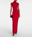 Solace London Lang crêpe maxi dress