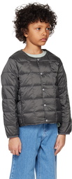 TAION Kids Gray Quilted Down Jacket