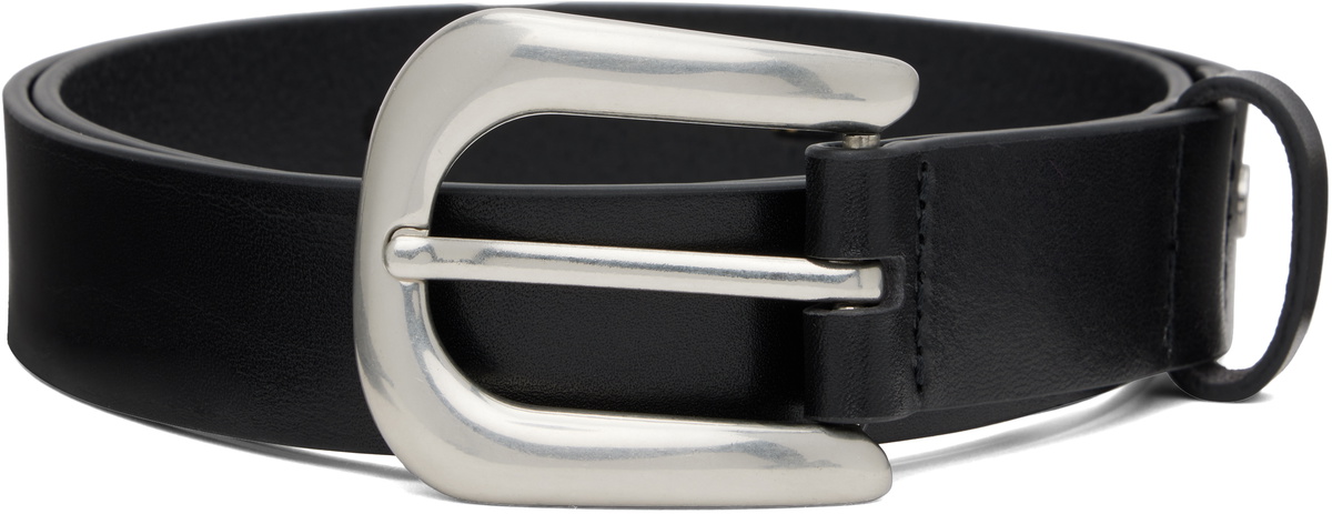 rag & bone Black Stevie Leather Belt