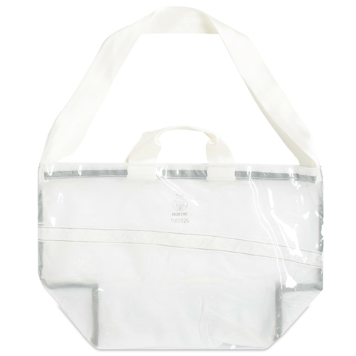 Puebco Covered Parachute Shoulder Bag in White 