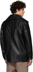 Nanushka Black Chua Regenerated Leather Jacket