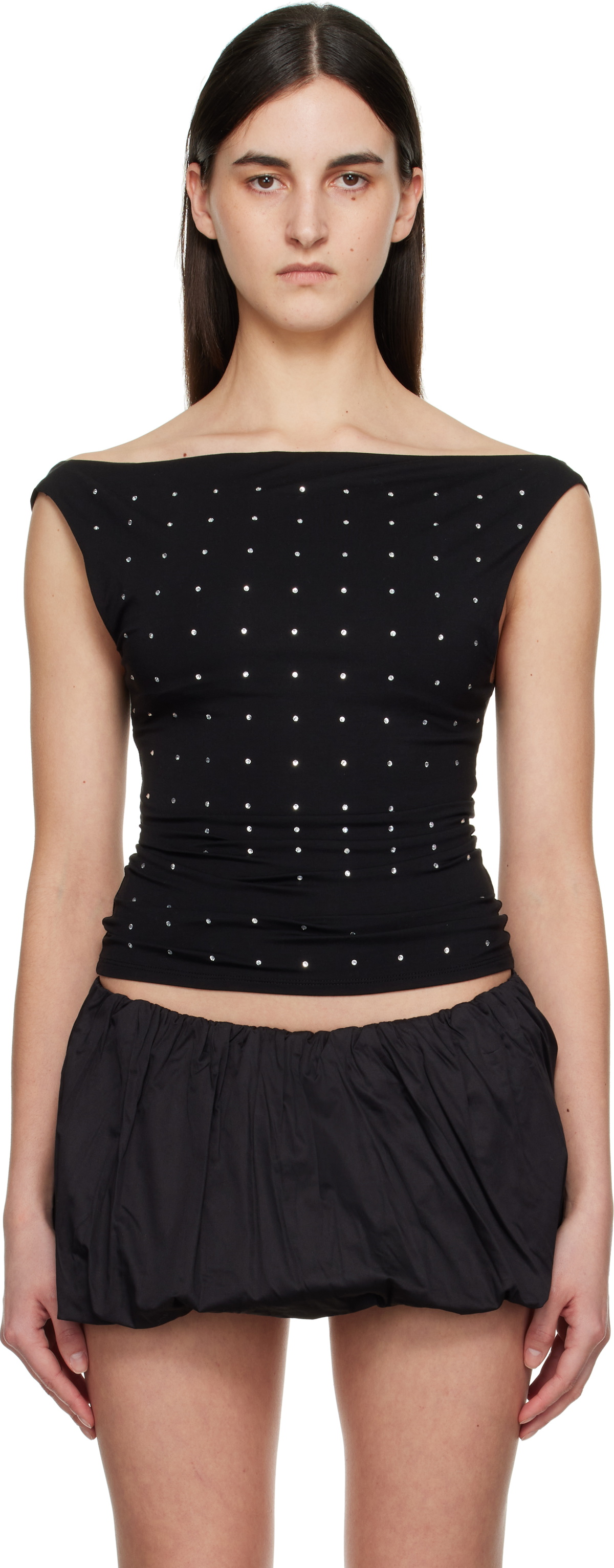 Miaou Black Lani Top