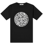 Stone Island Junior Map Camo Compass T-Shirt in Black