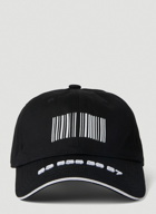 VTMNTS - Barcode Baseball Cap in Black