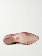 424 - Nubuck Chelsea Boots - Red