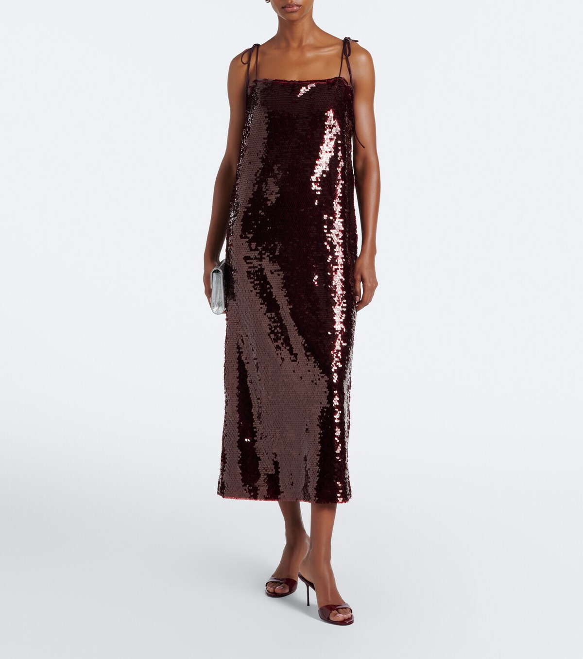Adriana Degreas Sequined midi dress