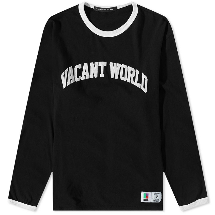 Photo: Undercover Men's Long Sleeve Vacant World T-Shirt in Black