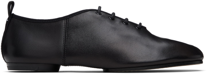 Photo: Maison Margiela Black Tabi Jazz Lace-Up Derbys