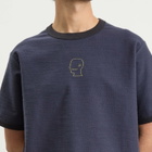 Brain Dead Men's Slubby Ringer T-Shirt in Navy