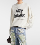Acne Studios Logo cotton-blend jersey sweatshirt