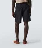 Loro Piana Bizen cotton and linen Bermuda shorts