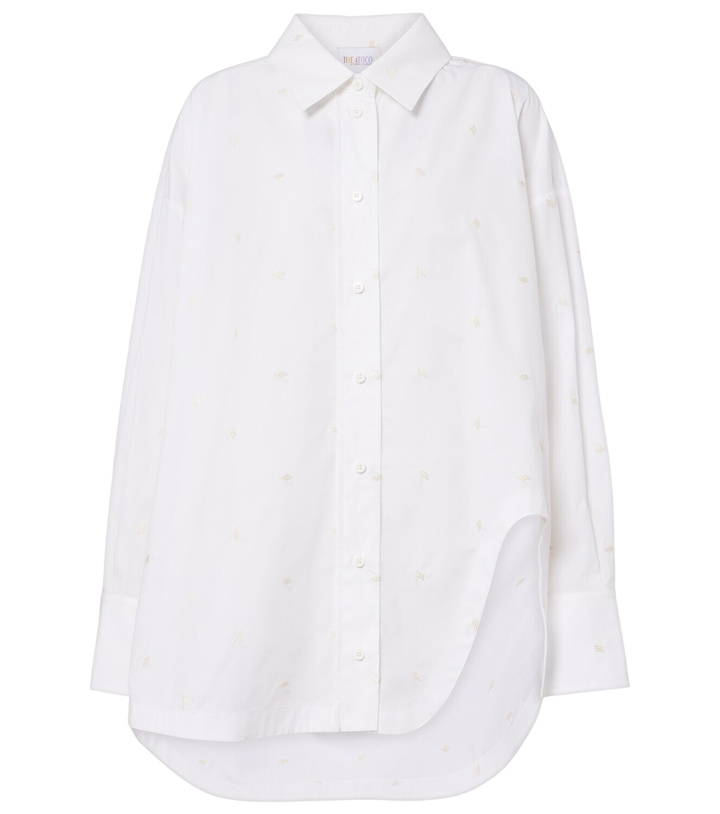 Photo: The Attico Embroidered cotton-blend poplin shirt