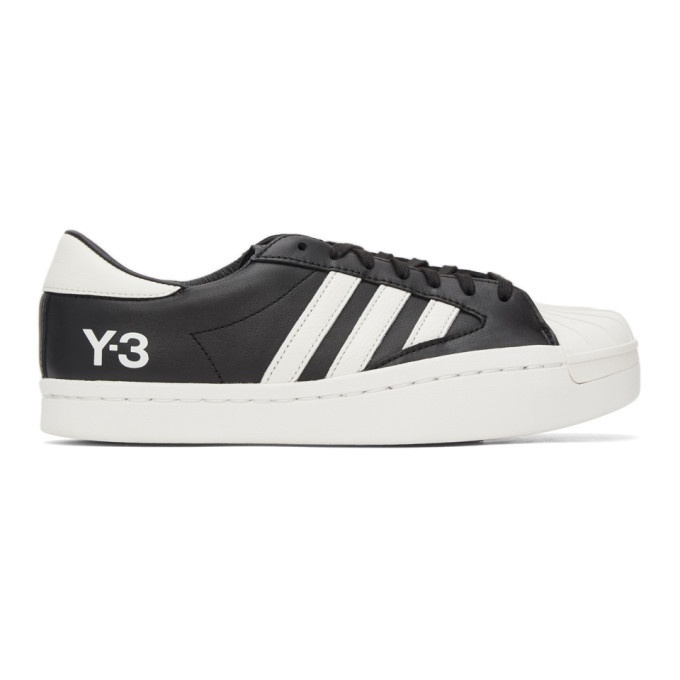 Photo: Y-3 Black and White Yohji Star Sneakers