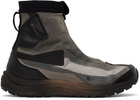 11 by Boris Bidjan Saberi Grey & Black Salomon Edition Bamba 2 High Sneakers