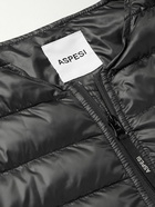 Aspesi - Quilted Shell Down Bomber Jacket - Black