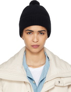Tekla SSENSE Exclusive Black AURALEE Edition Night Knit Beanie