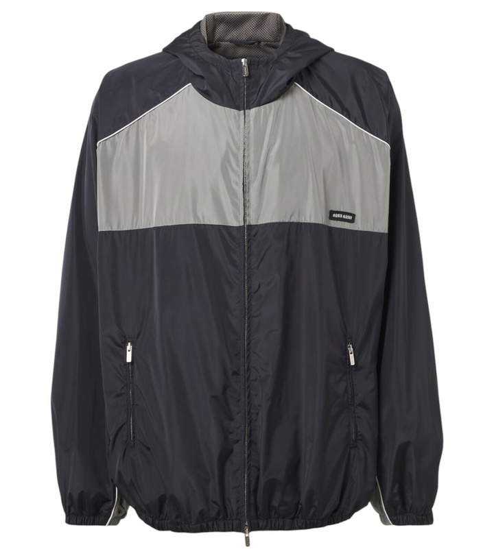 Photo: Miu Miu Logo oversized track jacket