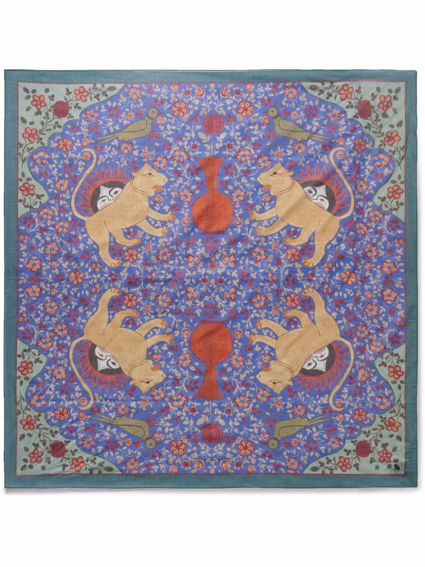 Photo: De Bonne Facture - Printed Cotton-Voile Scarf