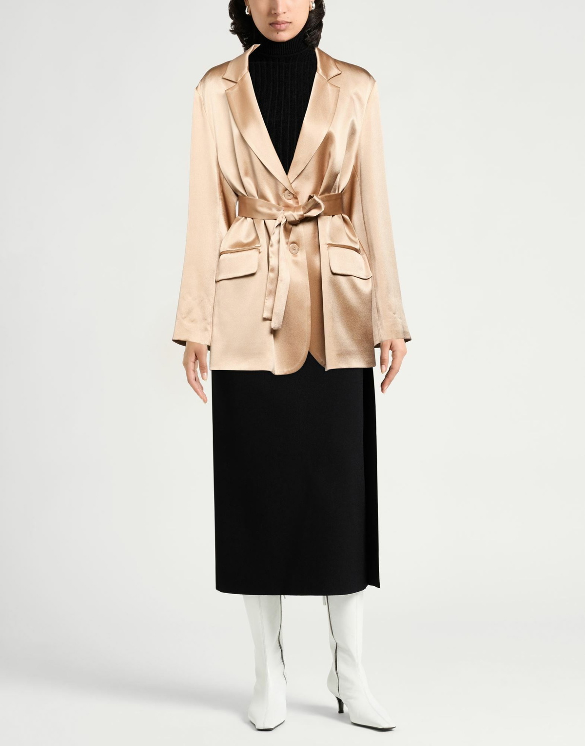 Semicouture Womens Jacket Camel