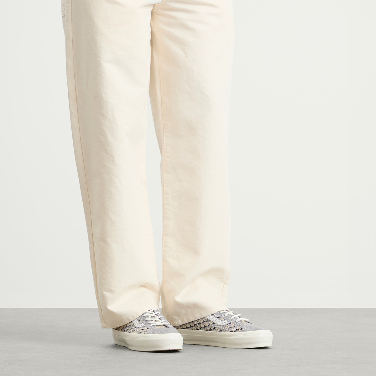 Vans LX Old Skool 36 EK sneaker in Geo Check Frost Gray